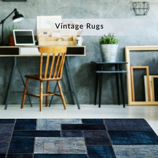 What is the difference between area rugs and vintage rugs?